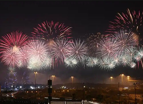 东源县焰火晚会